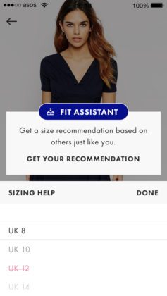 FIT ASSITANT iOS 320px SELECTOR NEW CUSTOMER ENGLISH