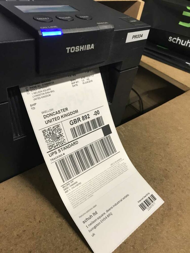 Toshiba printer smaller