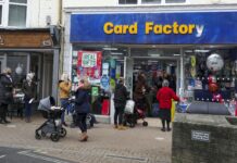Card Factory slides to £16m loss following Covid store closures