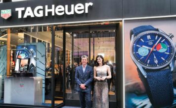 WATCH FACES: Stars turn out to celebrate opening of TAG Heuer flagship on  New York's Fifth Avenue