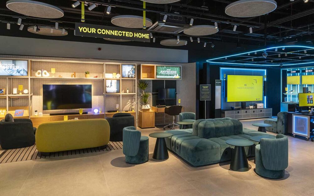EE Experience store in Bluewater Shopping Centre