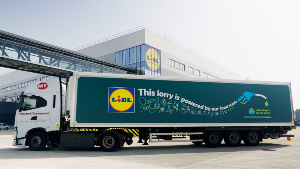 Lidl sustainable lorry
