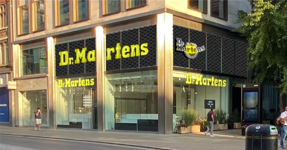 Dr Martens 100th store facade