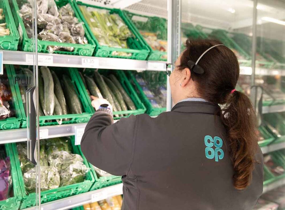 Co op groceries picked fresh in local stores and delivered quickly locally