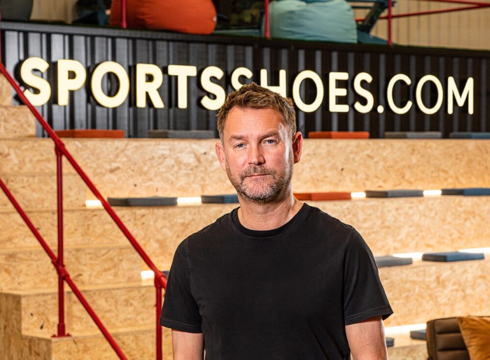 Growth mindset SportsShoes.com managing director Brett Bannister pictured Large