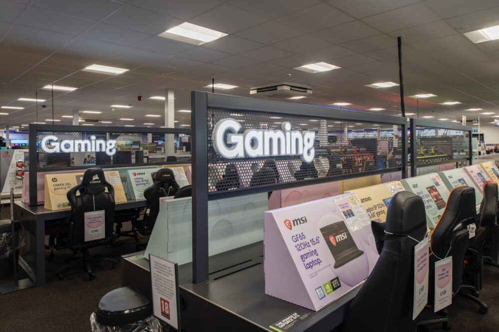 in store gaming stations Large