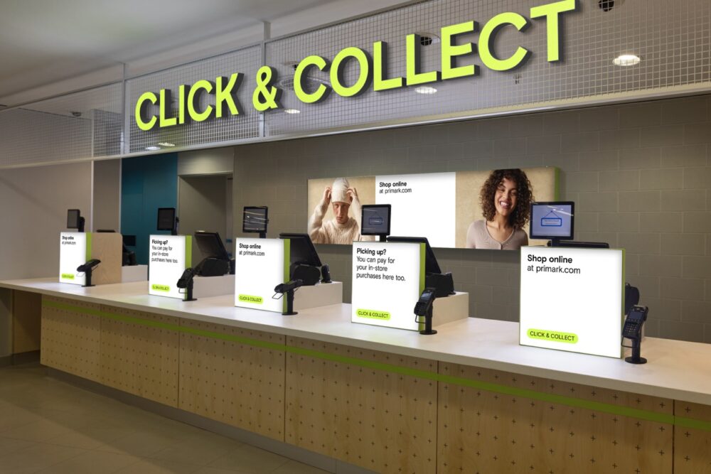 Primark Click and Collect Counter