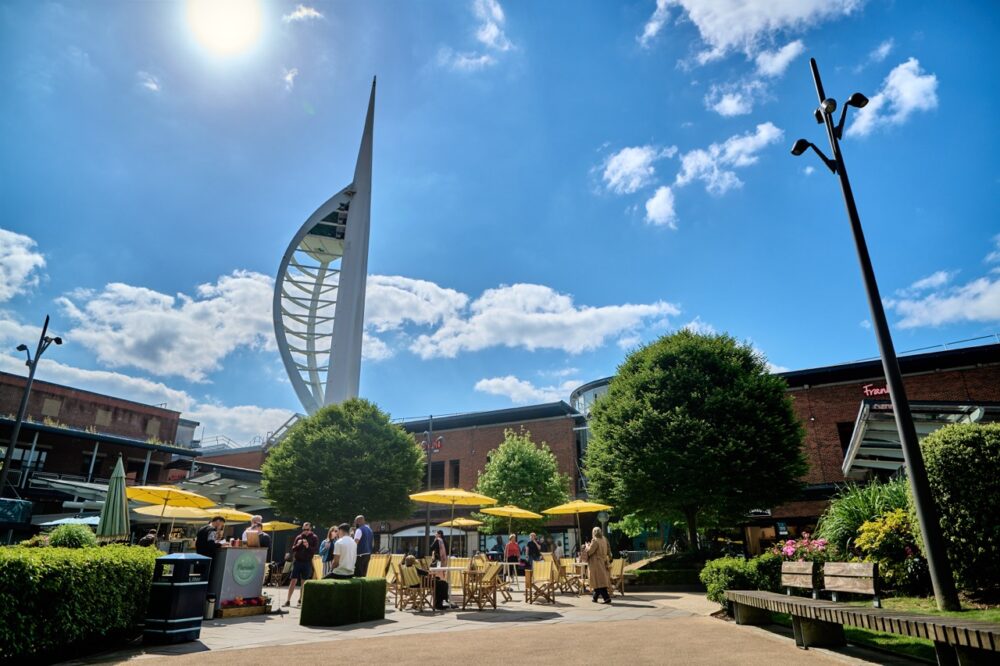 Gunwharf Quays where Portsmouth FC will open a pop up store.