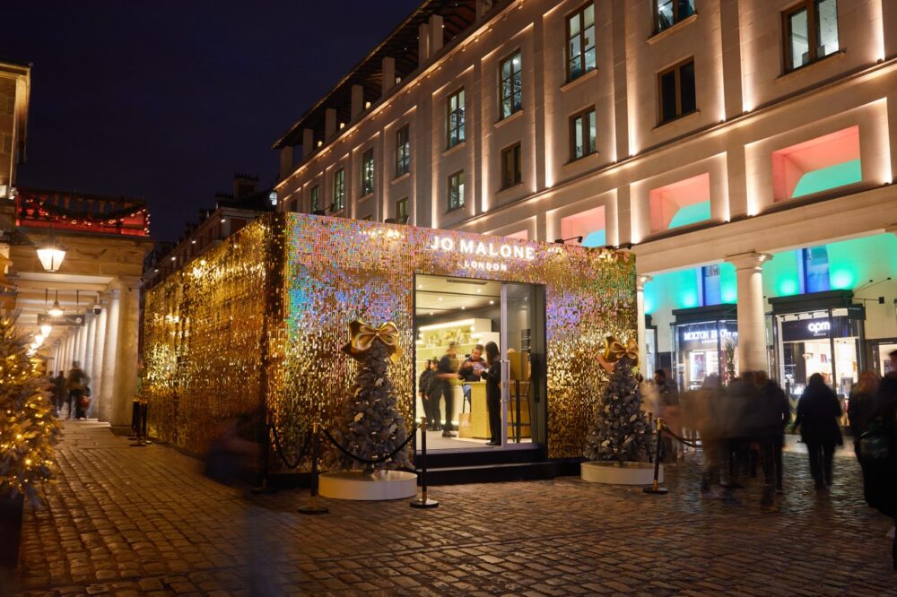 The Jo Malone London Christmas Pop-Up Experience Exterior