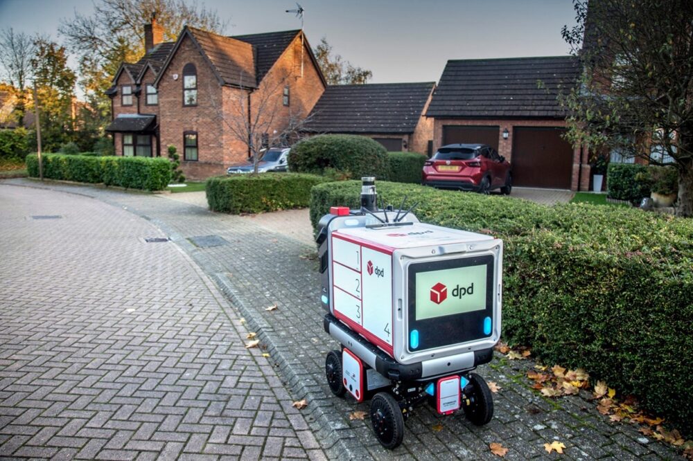 Ottonomy's multi-compartment, fully autonomous ‘Locker' robot, Ottobot.