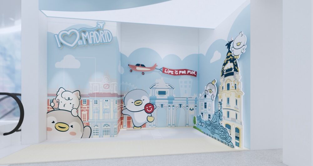 Madrid themed Designs at MINISO LAND in Madrid Large