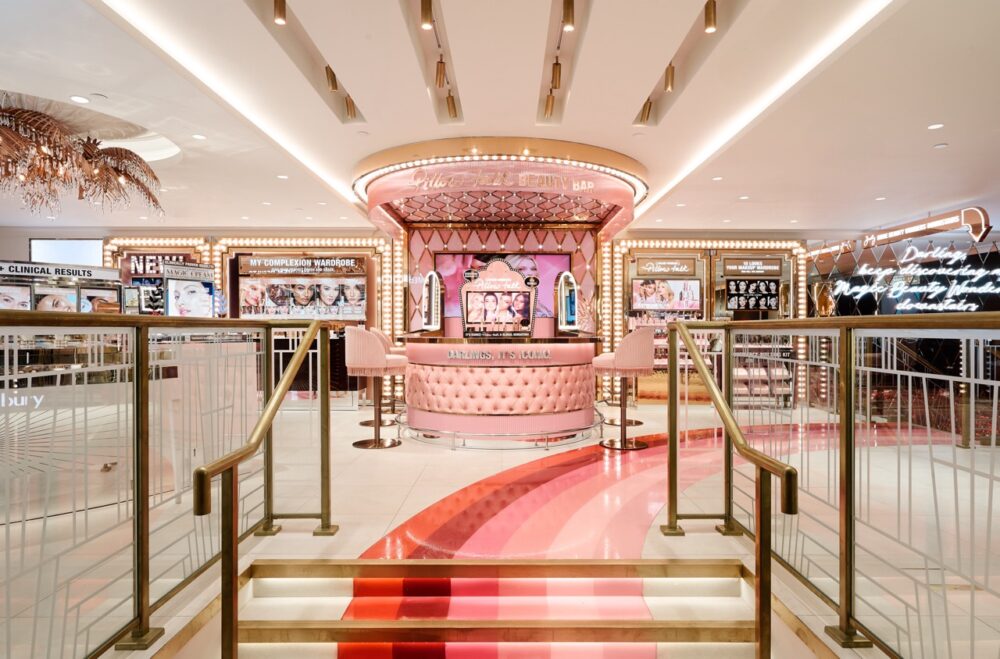 Charlotte Tilbury Covent Garden Interior