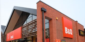 B&Q building external