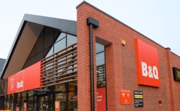 B&Q building external