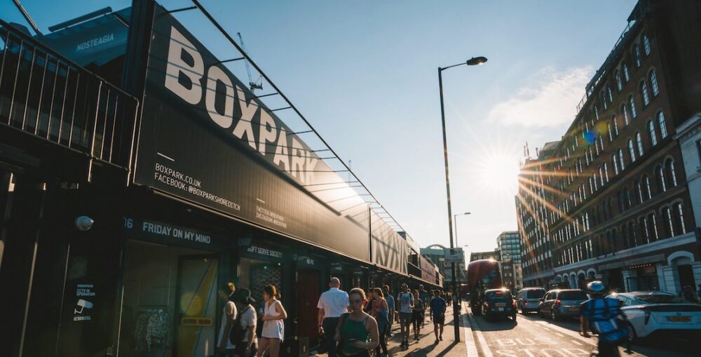 BOXPARK Shoreditch Exterior