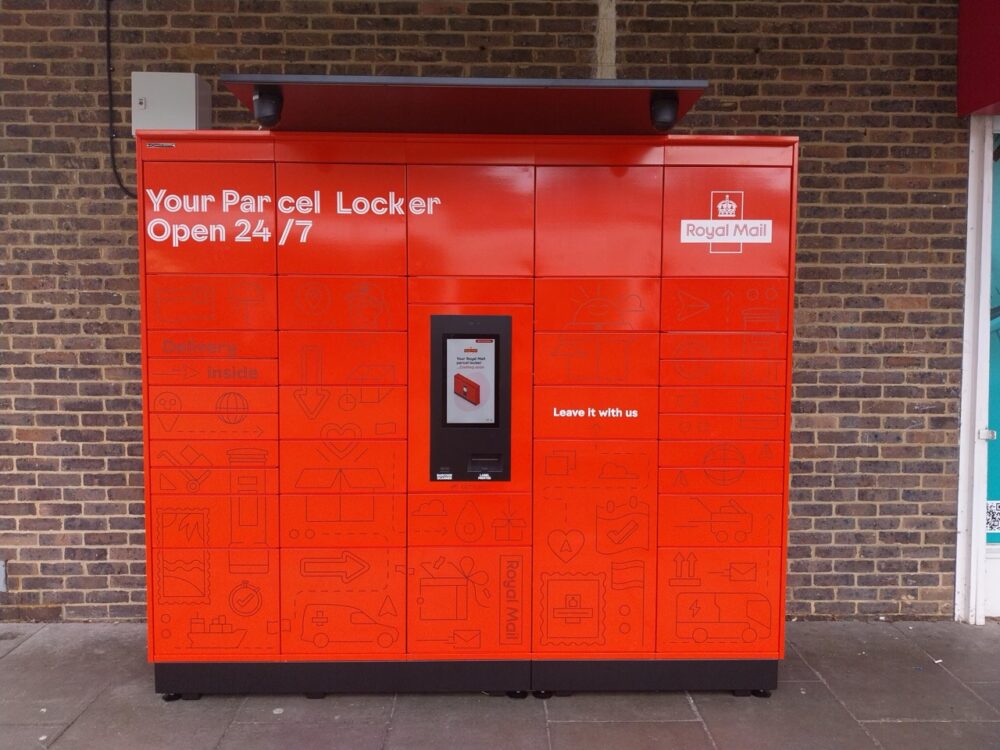 NewRiver Royal Mail Parcel Locker Newland Shopping Centre in Witham March 2025 Large