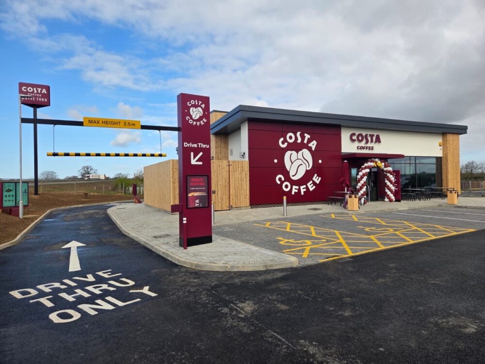 Costa Coffee Norwich 400th Drive Thru Store Large