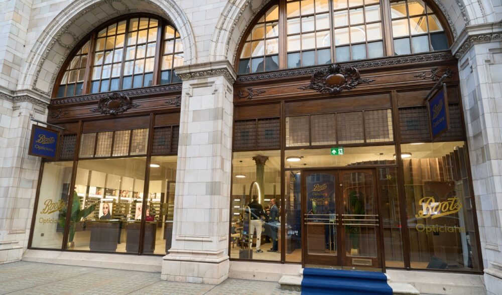 Boots Opticians Wigmore Street External store image