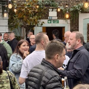 Guests at an SDEA networking evening on the rooftop at Bubba Oasis, Islington, in April 2026