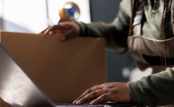 close up of storehouse employee analyzing goods lo 2026 03 19 01 46 39 utc Large