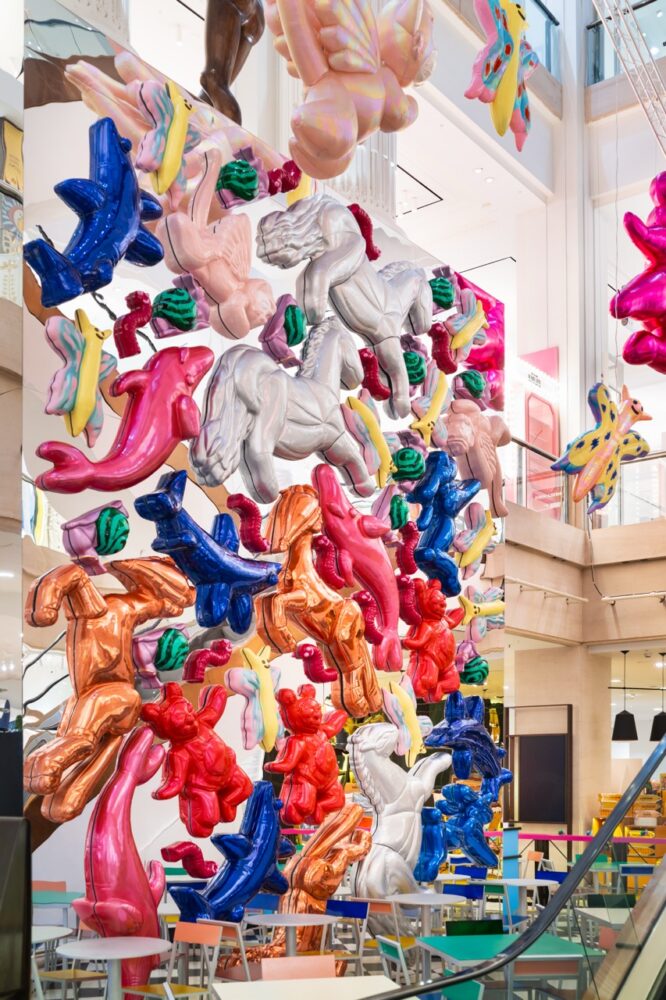 Selfridges Opens Imagination Café In London 3 DREAM ON AT SELFRIDGES ATRIUM ART INSTALLATION BY KATIE STOUT PHOTOGRAPHY BY LEWIS RONALD 2 Large