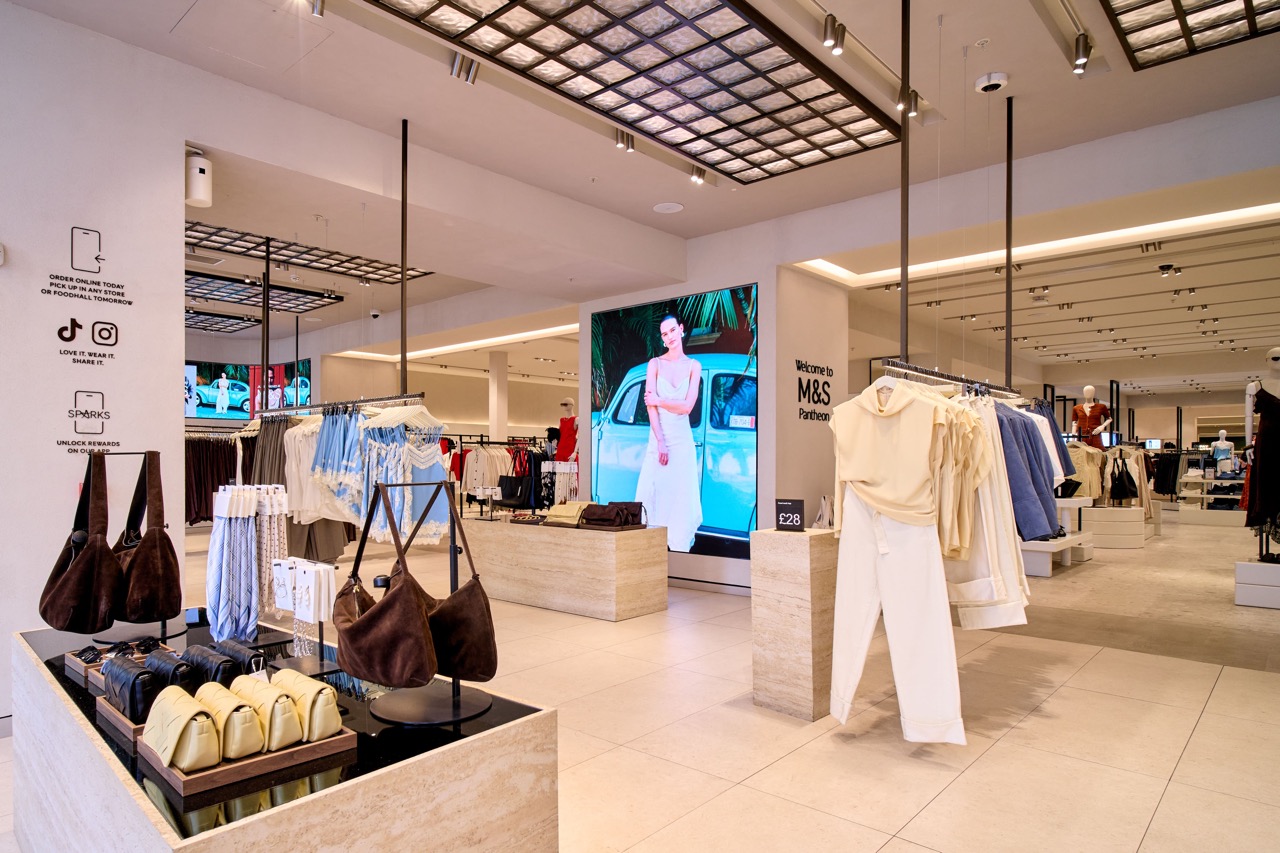 M&S Unveils Renewed Pantheon Flagship on Oxford Street