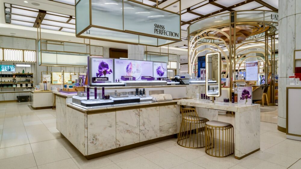 Swiss Perfection Concession at Harrods