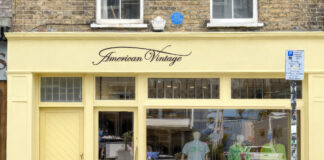 American Vintage Store Front in London