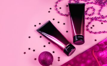 cosmetic tubes and festive confetti on pink surfac 2026 01 08 22 55 44 utc Large